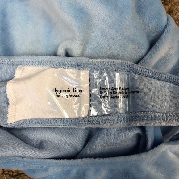 NWOT American Apparel Velour Strapless Bodysuit - Picture 6 of 6